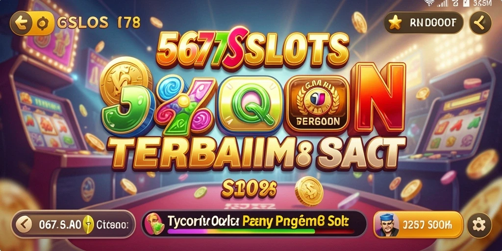 Tampilan gameplay menarik dari 567SLOTS dengan mesin slot beragam.