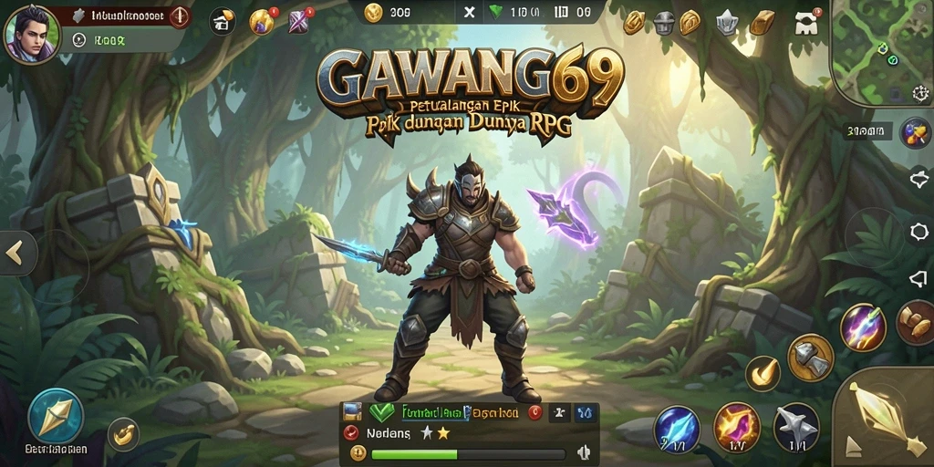 Tampilan gameplay yang menakjubkan dalam GAWANG69.