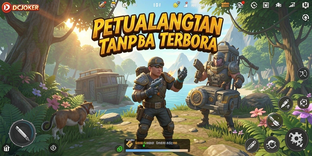 Gameplay IDCJOKER yang mengasyikkan di dunia terbuka.