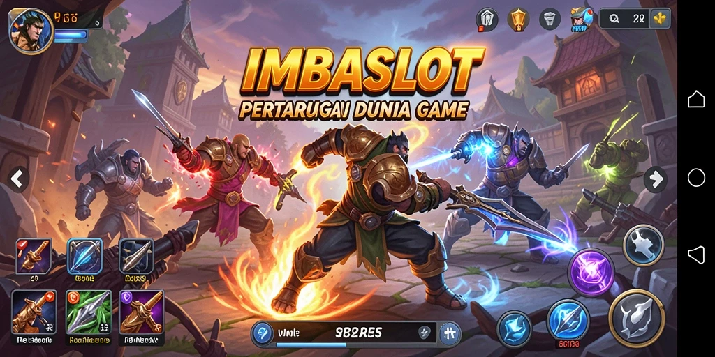 Tampilan seru dari gameplay <strong>IMBASLOT</strong> dalam pertarungan sengit.