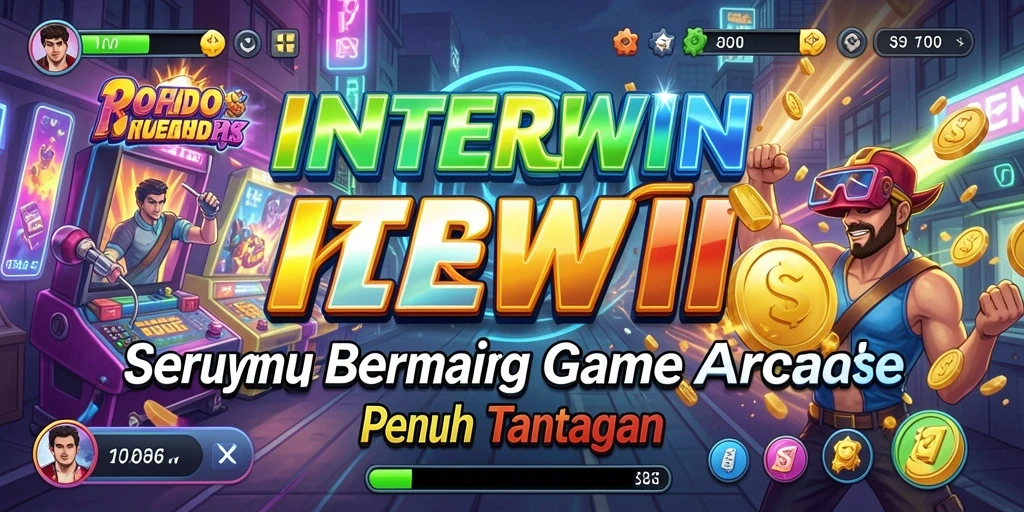 Tampilan permainan Arcade INTERWIN yang seru dan penuh aksi.