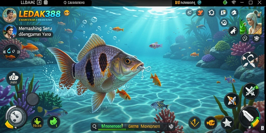 Tangkapan ikan yang memukau dalam gameplay LEDAK388.