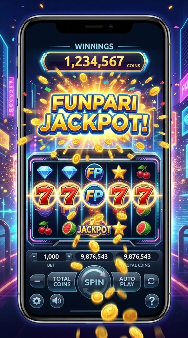 Halaman detail aplikasi di funpari dengan informasi lengkap.